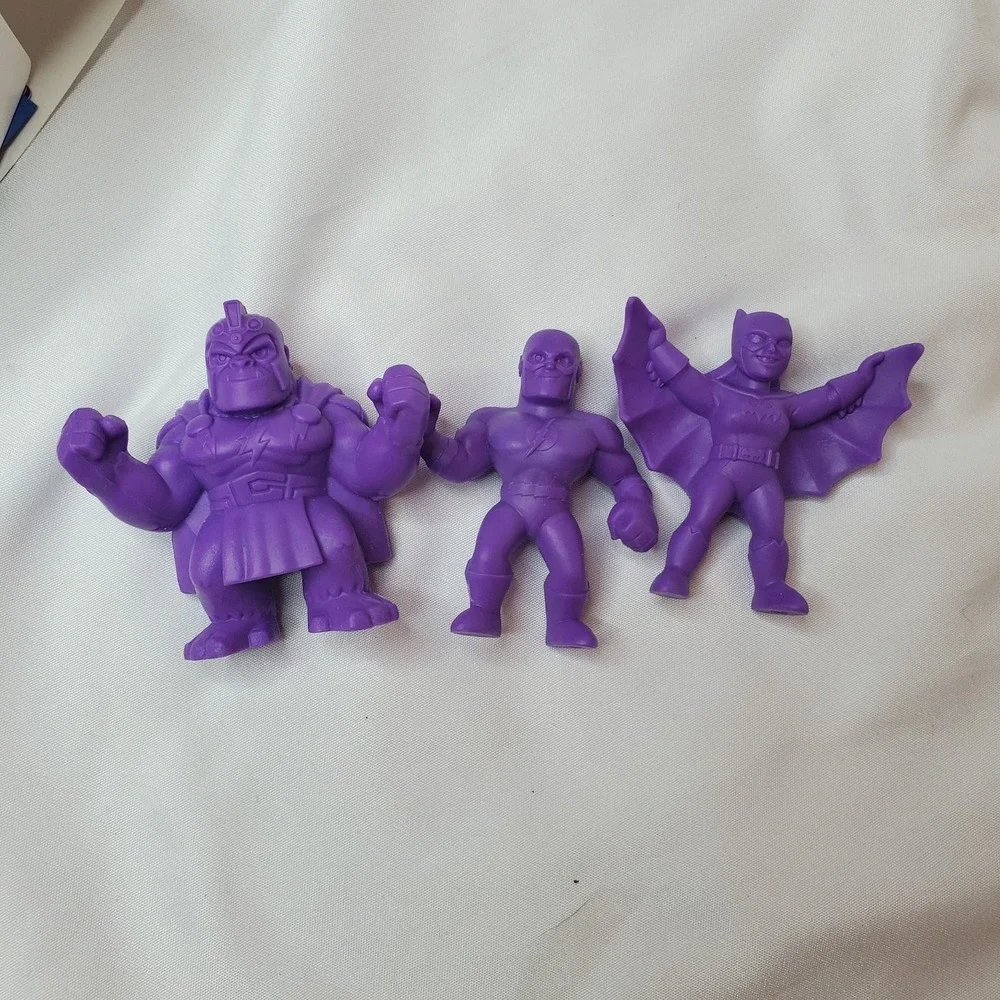 Wendy's Kids' Meal Toys 2023 DC Super Heroes Mini Figures/Muscle Men 2 And 4 Lot